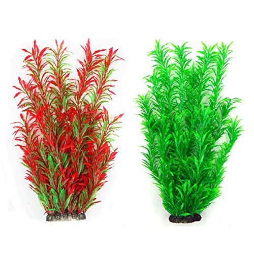 Large Silk Artificial Plants for Fish Tank